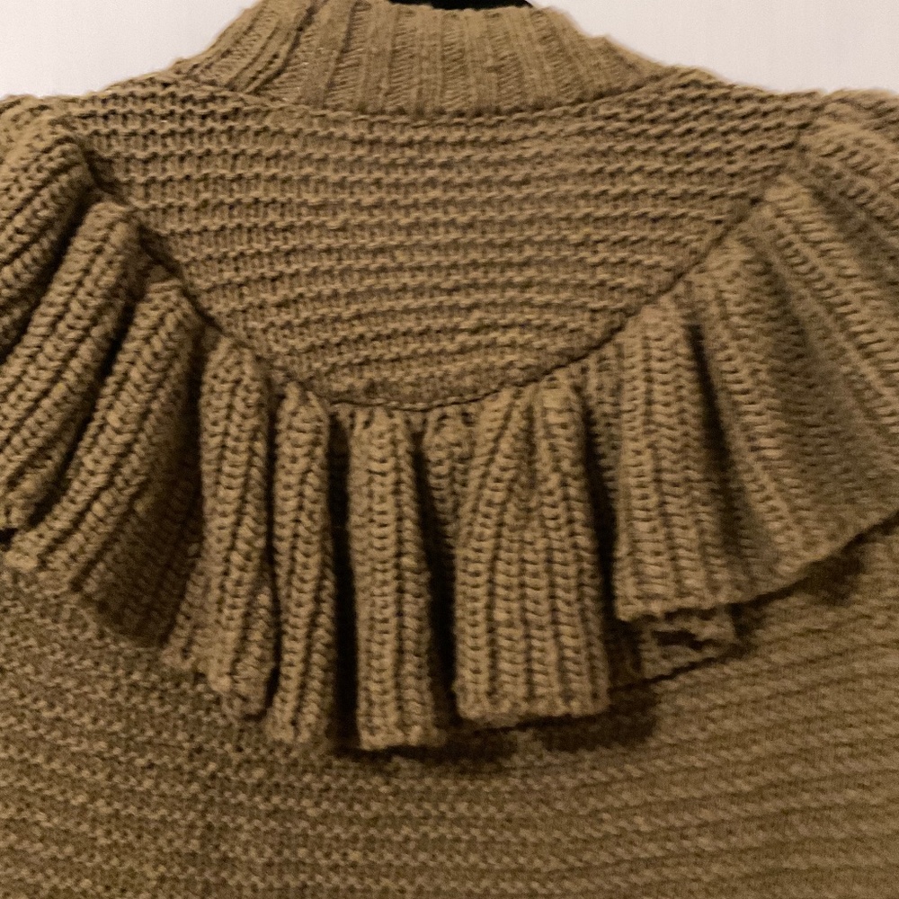 NWT Madewell Ruffle Cardigan Sweater